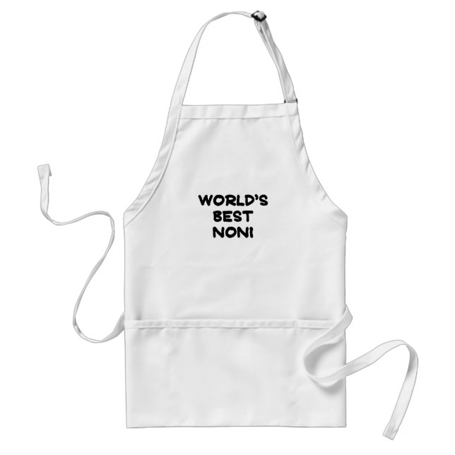 World's Best Noni.png Adult Apron (Front)