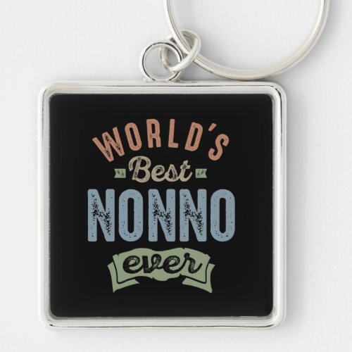 Worlds Best Nonno Keychain
