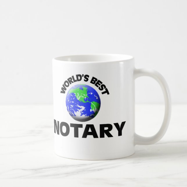 World's Best Notary Coffee Mug (Right)
