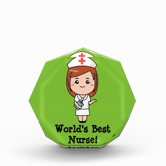 World's Best Nurse Award (Front)