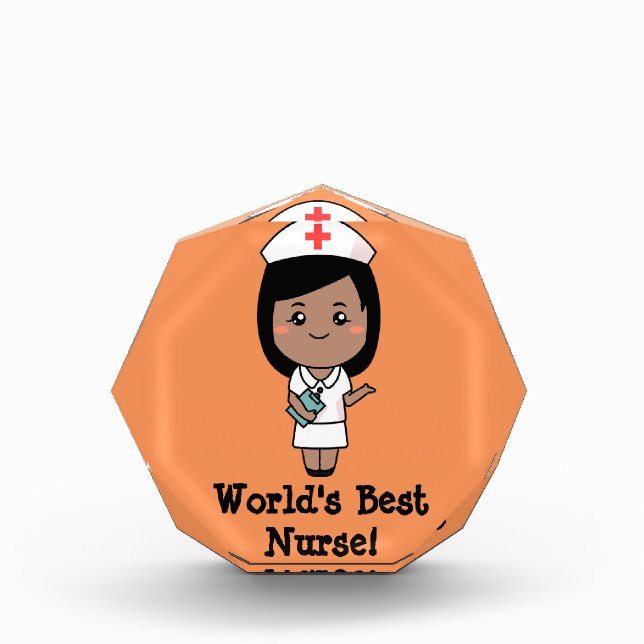 World's Best Nurse Award (Front)