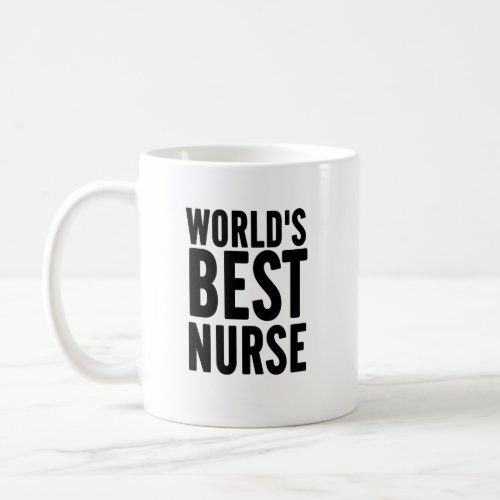 worlds best nurse coffee mug