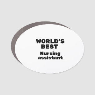 World's Best Nursing Assistant Car Magnet