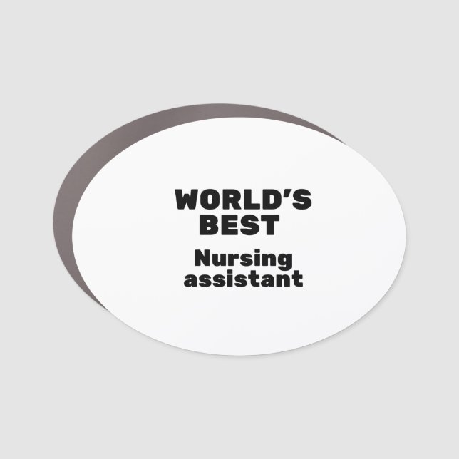 World's Best Nursing Assistant Car Magnet (Front)