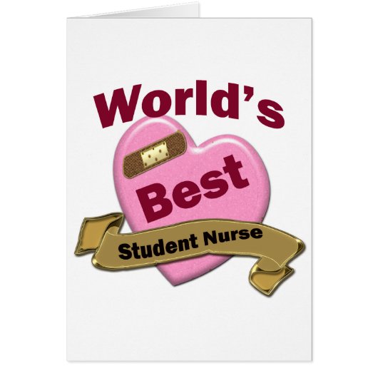 World's Best Nursing Sutdent Cards (Front)