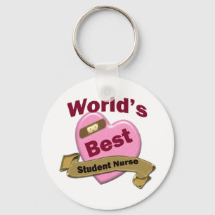 World's Best Nursing Sutdent Keychain