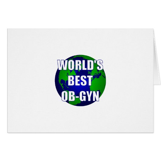 World's Best OB-GYN Cards (Front Horizontal)