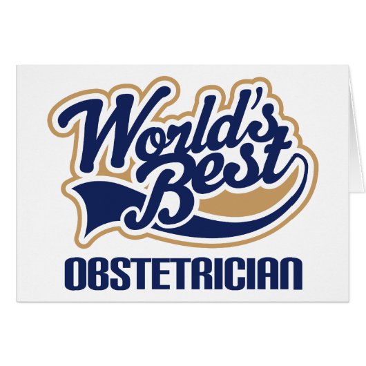 Worlds Best Obstetrician (Front Horizontal)