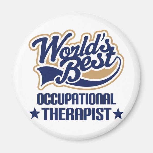 Worlds Best Occupational Therapist Magnet (Front)