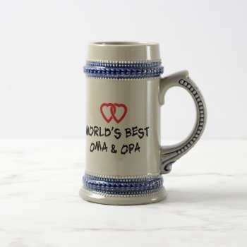 World's Best Oma & Opa Gift Beer Stein by Oktoberfest_TShirts at Zazzle