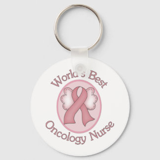 Worlds Best Oncology Nurse Keychain