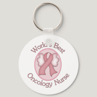 Worlds Best Oncology Nurse Keychain