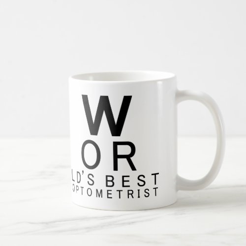Worlds Best Optometrist Gift Coffee Mug
