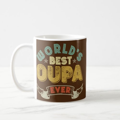 Worlds Best Oupa Ever Funny South African Coffee Mug