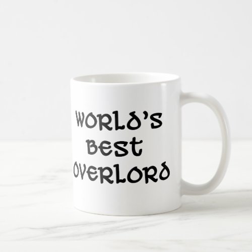 Worlds Best Overlord Coffee Mug