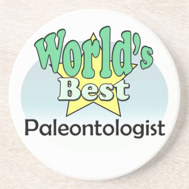 World's best Paleontologist Coaster (Front)