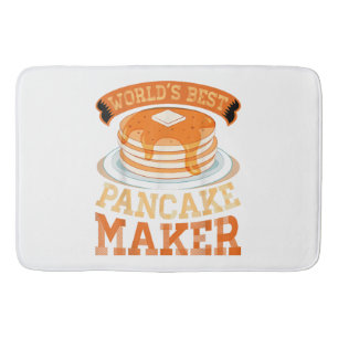 World's Best Pancake Maker - Funny Pancake Maker Bath Mat