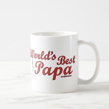 World's Best Papa Coffee Mug by malibuitalian at Zazzle
