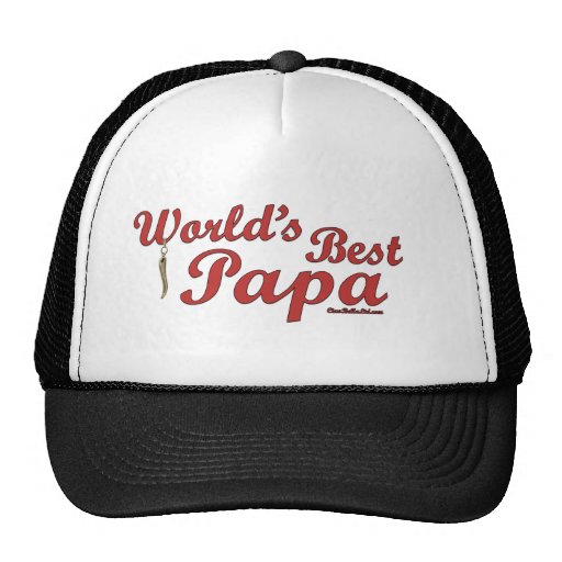 World's Best Papa Mesh Hats | Zazzle