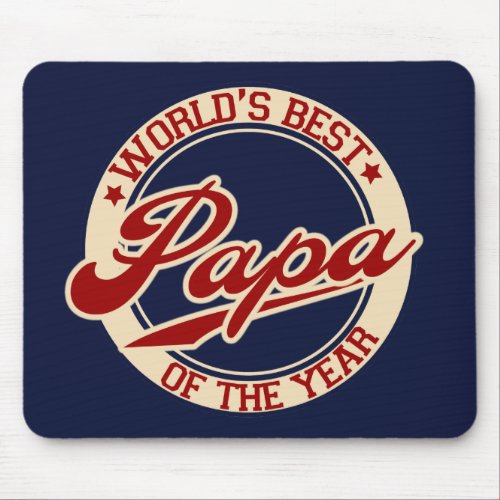 Worlds Best Papa Mouse Pad
