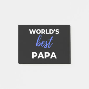 World's Best Papa Post-it Notes