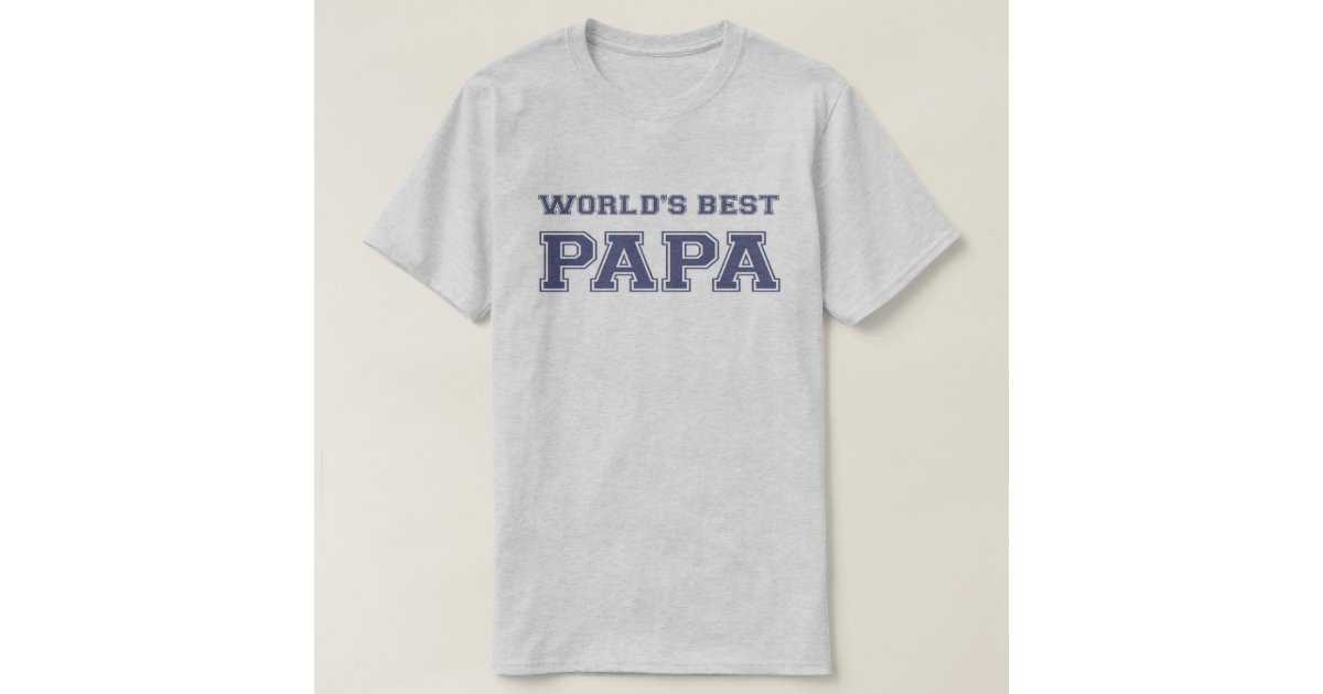 world's best papa shirt