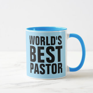 WORLD'S BEST PASTOR COFFEE MUGS