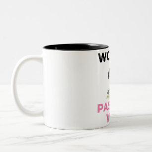 World's Best Pastor's Wife bl Two-Tone Coffee Mug