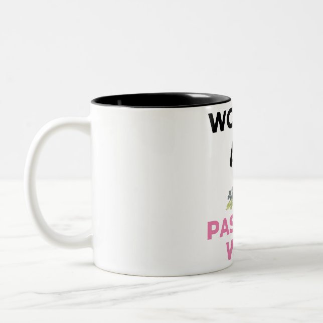 World's Best Pastor's Wife bl Two-Tone Coffee Mug (Left)