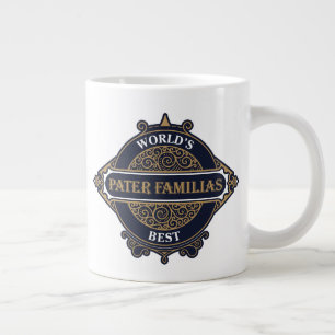 World's Best Pater Familias (Father of the Family) Giant Coffee Mug