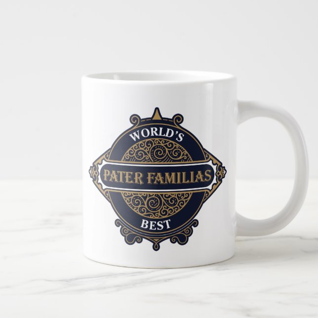 World's Best Pater Familias (Father of the Family) Giant Coffee Mug (Right)