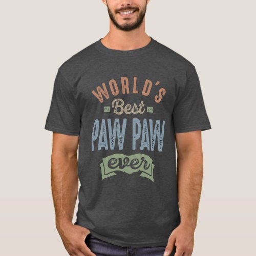 Worlds Best Paw Paw T_Shirt