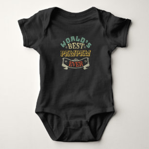 WORLDS BEST PAWPAW EVER BABY BODYSUIT