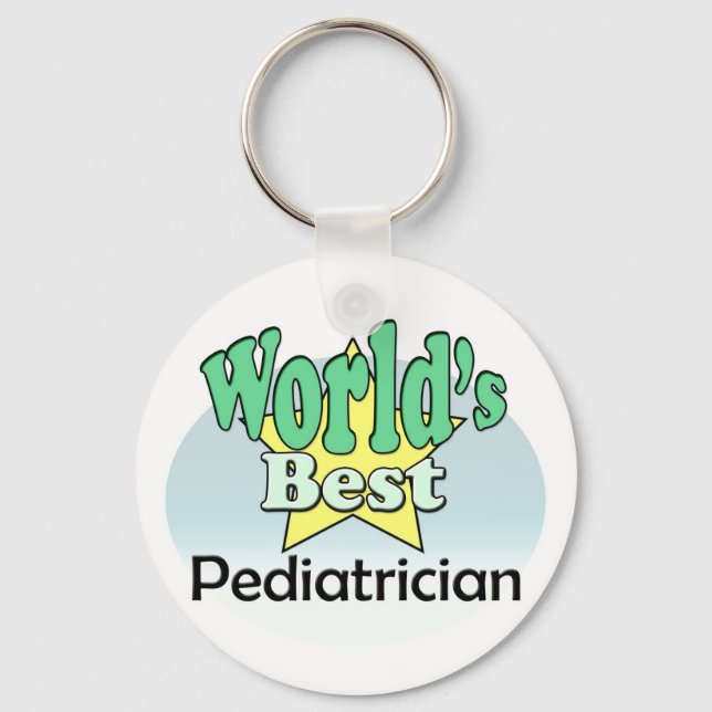 World's Best Pediatrician Keychain (Front)