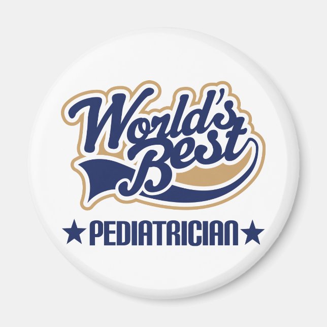 Worlds Best Pediatrician Magnet (Front)