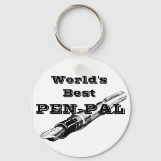 Worlds Best Pen Pal Key Chain