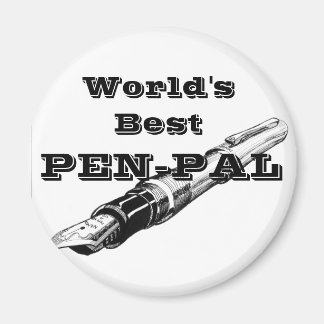World's Best Pen Pal Magnet