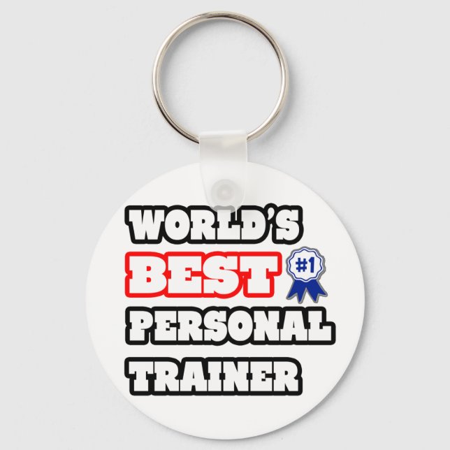 World's Best Personal Trainer Keychain (Front)