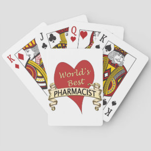 World's Best Pharmacist Poker Cards