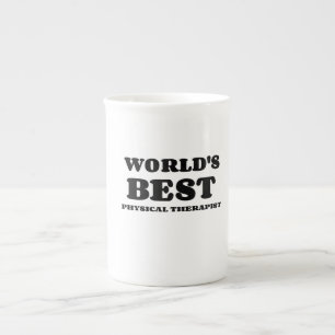 WORLD'S BEST PHYSICAL THERAPIST BONE CHINA MUG