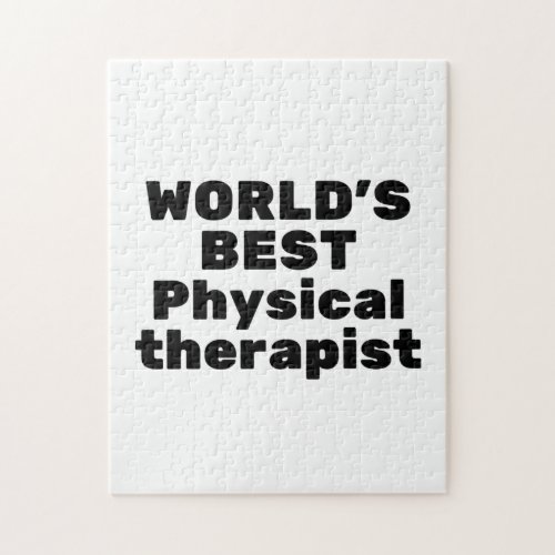 Worlds best Physical therapist Jigsaw Puzzle