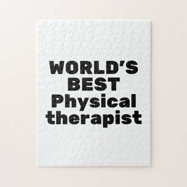 World's best Physical therapist Jigsaw Puzzle (Vertical)