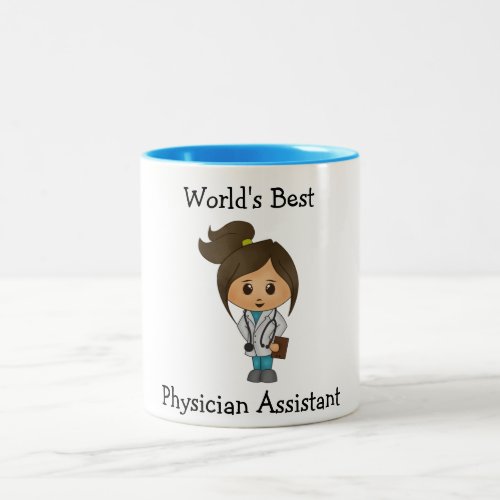 Worlds Best Physician Assistant Two_Tone Coffee Mug
