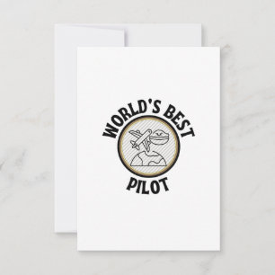 Worlds best pilot card