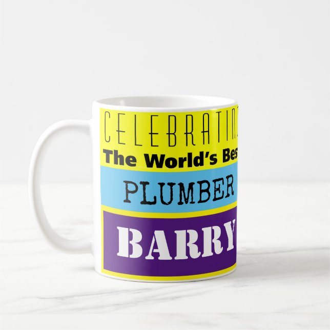 World's Best Plumber Coffee Mug (Left)
