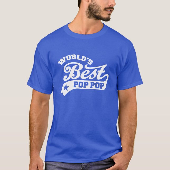 World's Best Pop Pop T-Shirt (Front)