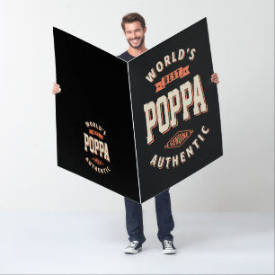 World's Best Poppa Card