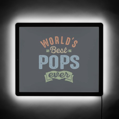 Worlds Best Pops   LED Sign