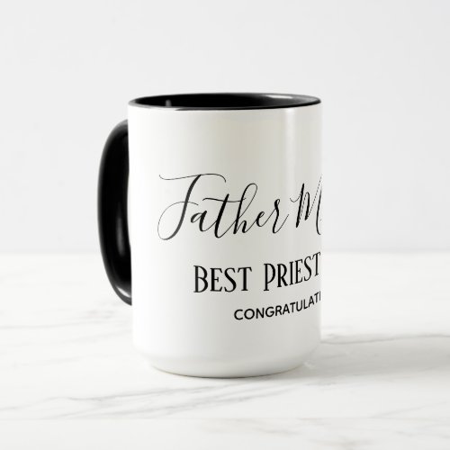 Worlds Best Priest Pastor Minister Deacon Bishop  Mug