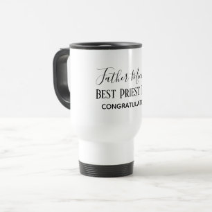 World's Best Priest Pastor Minister Deacon Bishop  Travel Mug